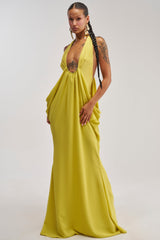 BORN TO SHINE SWOOP MAXI DRESS
