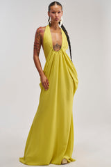 BORN TO SHINE SWOOP MAXI DRESS
