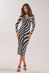 UNDER MY SPELL MIDI DRESS