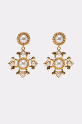 CROSS MY HEART EARRING