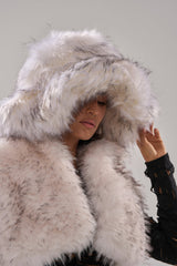 ICE QUEEN FAUX FUR BUCKET HAT
