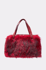 TRUDY FAUX FUR PURSE