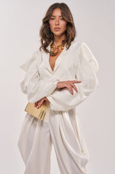 NEW BEGINNING CROPPED BLAZER