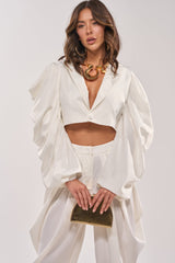 NEW BEGINNING CROPPED BLAZER
