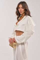NEW BEGINNING CROPPED BLAZER