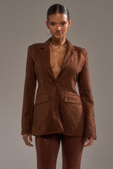 MAKE A TOAST RHINESTONE BLAZER