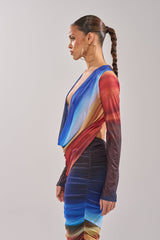 BOOM BOOM MESH BLOUSE