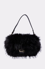 REALLY LIKE THAT FAUX FUR PURSE IN BLACK
