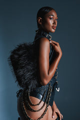 REALLY LIKE THAT FAUX FUR PURSE IN BLACK