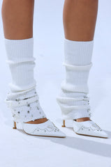 COZY VIBES BLING LEGWARMERS