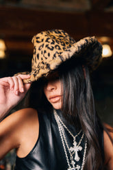 CHECK ME OUT FAUX FUR COWBOY HAT