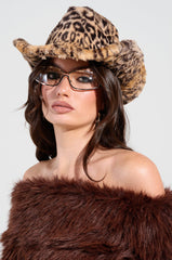 CHECK ME OUT FAUX FUR COWBOY HAT