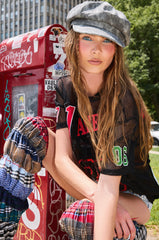 IT GURL PU BRIM HAT