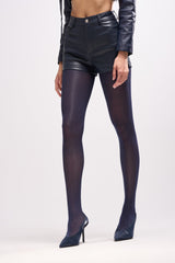 NAVY OPAQUE TIGHTS