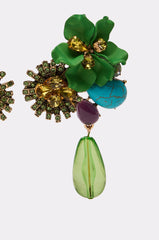 GREEN GLORY EARRING