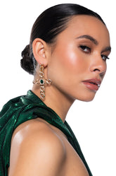 CROSS MY HEART EARRING