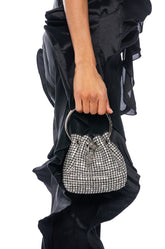 DISTURBIA EMBELLISHED BUCKET BAG