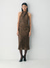 Audience Satin Halter Dress
