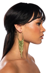 GREEN GODDESS EARRING
