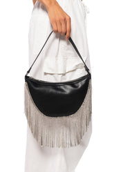 MISTY RHINESTONE FRINGE PURSE