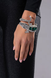 SEE U LATER ALLIGATOR EMBELLISHED CUFF