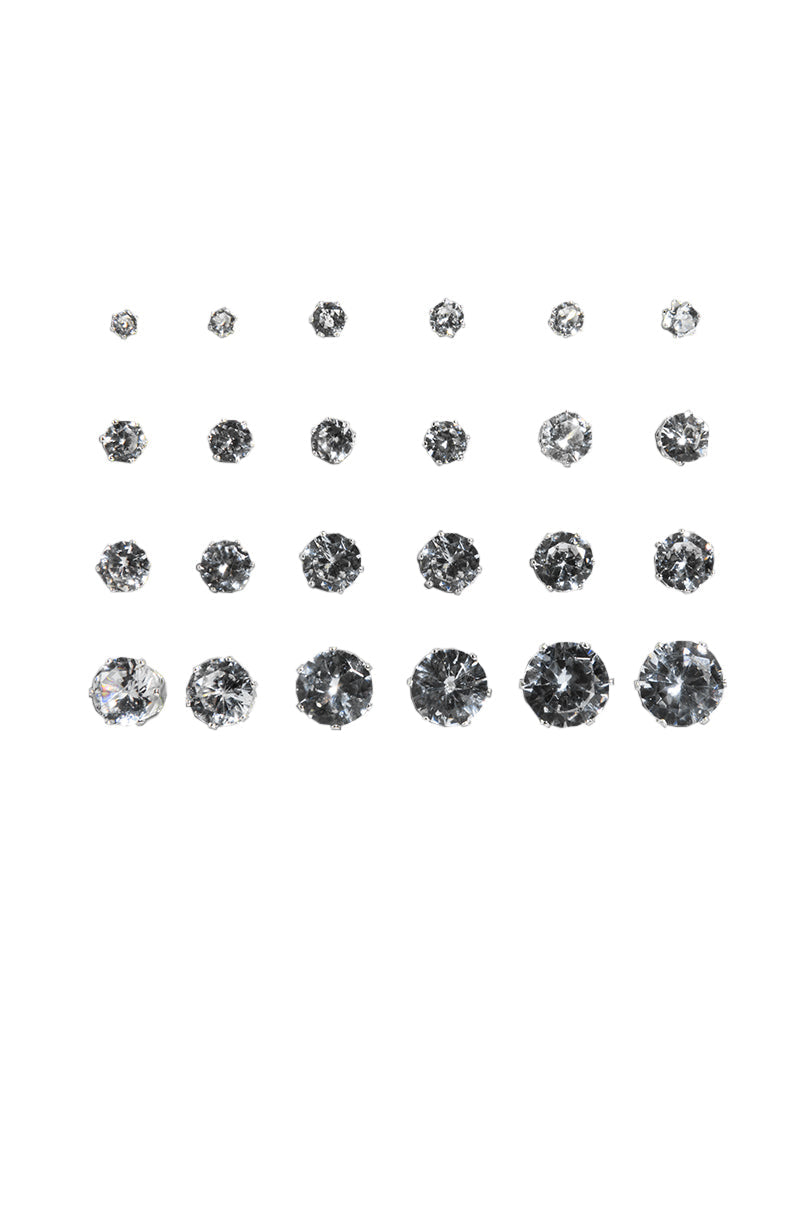 12 PACK CIRCLE STUDS