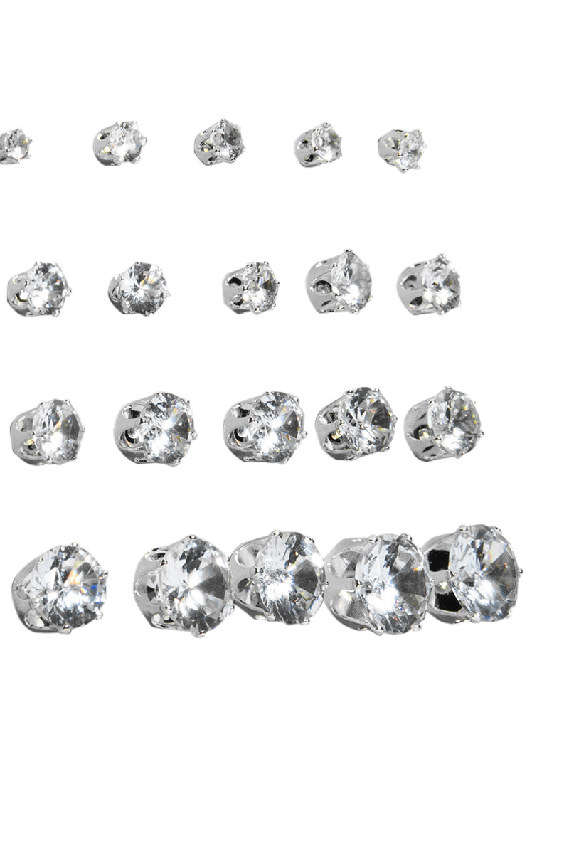 12 PACK CIRCLE STUDS