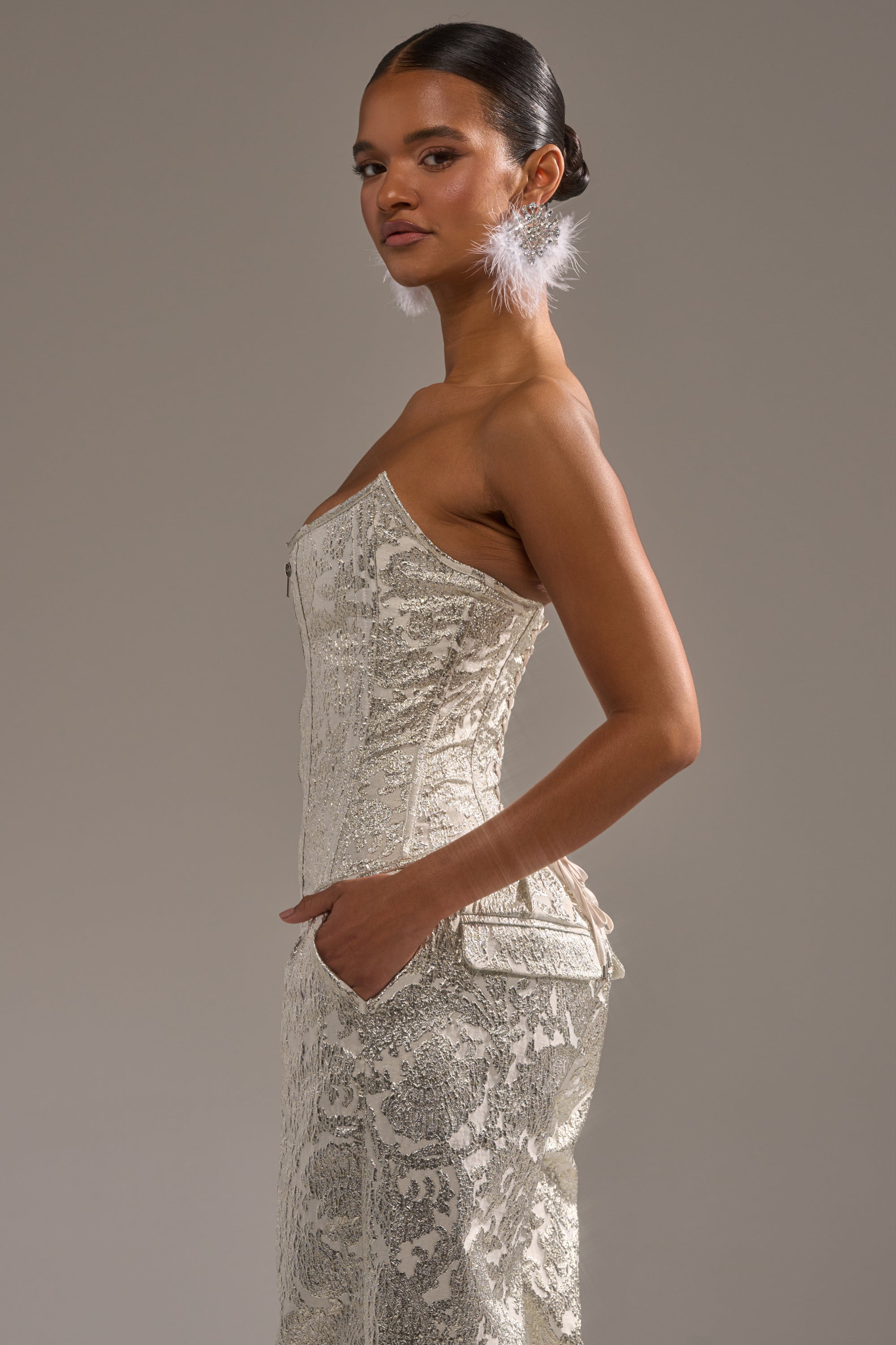 COCO BROCADE CORSET