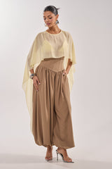 FEELING LUXE CORSETED BALLOON PANT