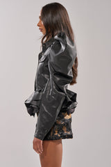 NIGHT MOVES FAUX LEATHER JACKET