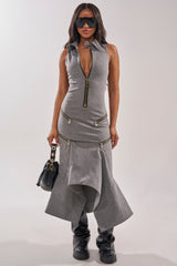 ZIP CODE MAXI DRESS
