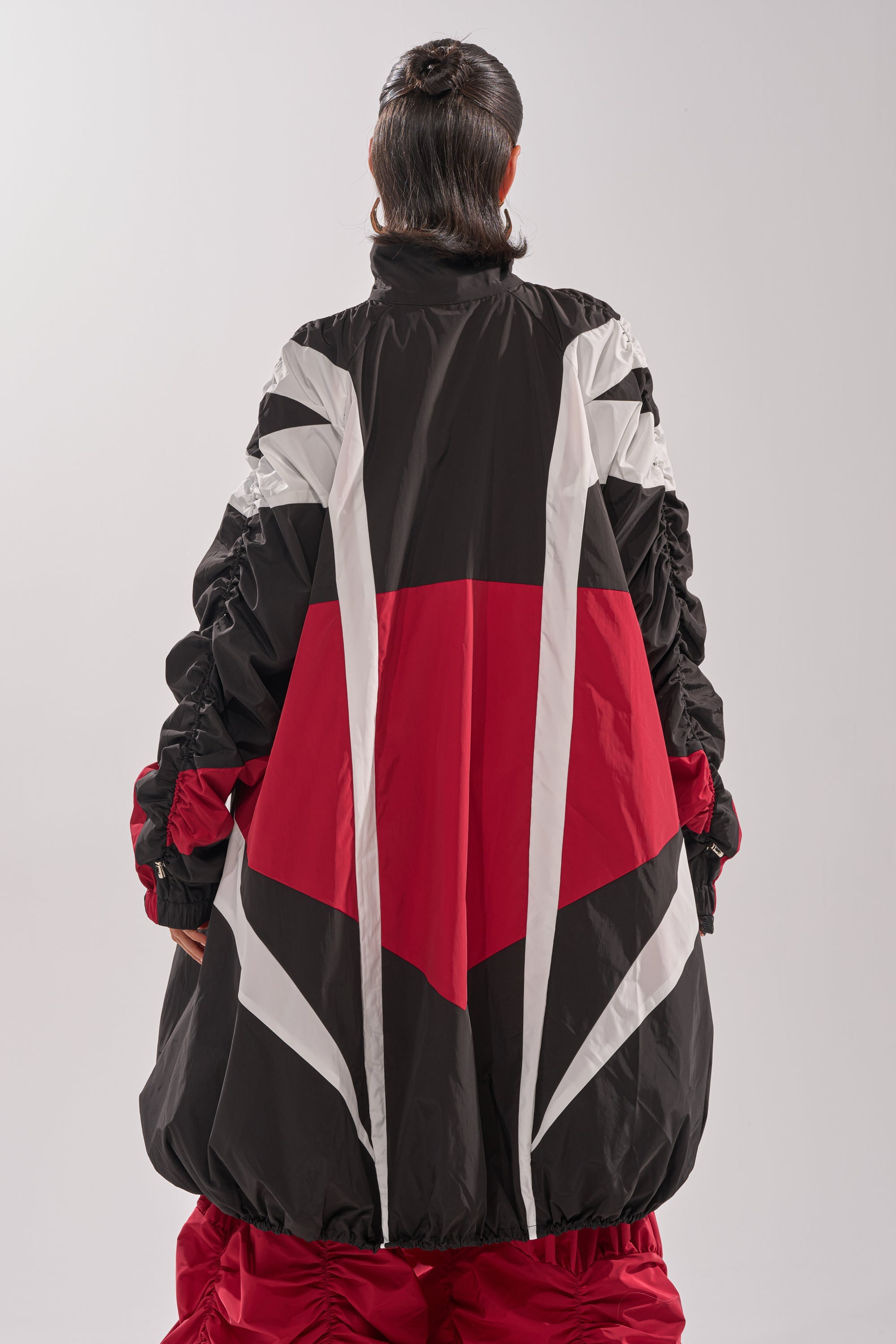 DON'T MIND ME HIGH LOW WINDBREAKER