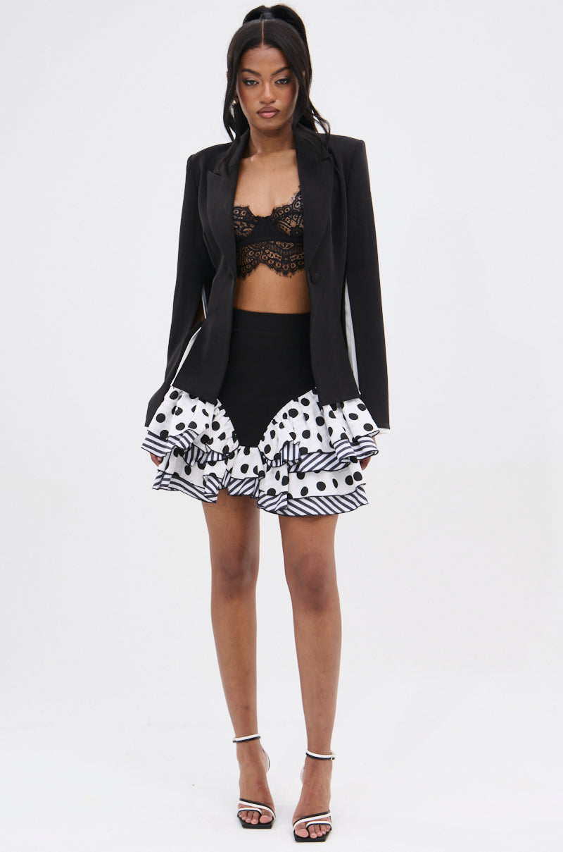 TAKE A PEEK DOUBLE LAYER BLAZER