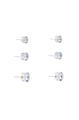 3 PACK CIRCLE STUDS