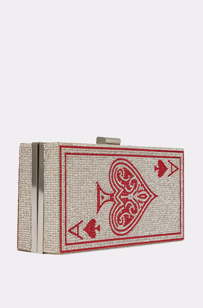 PLAY YOUR CARDS CLUTCH