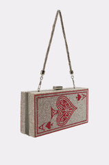 PLAY YOUR CARDS CLUTCH