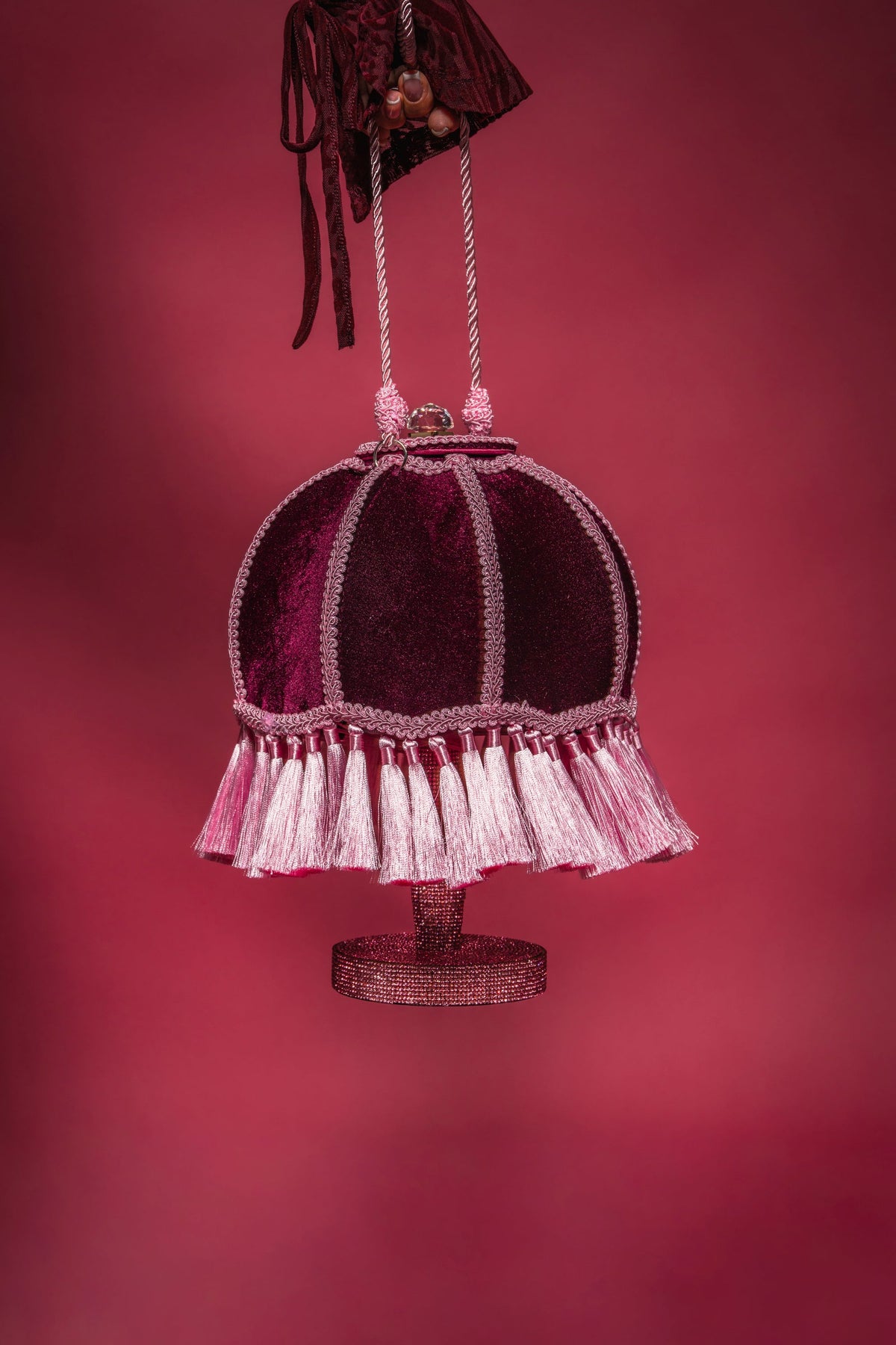 KEEP THE LIGHTS OFF TASSEL PURSE