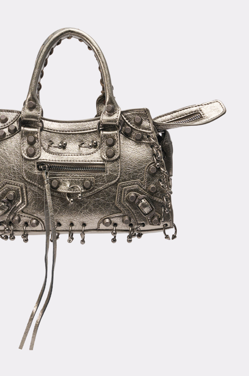 GRUNGE PIERCED PURSE