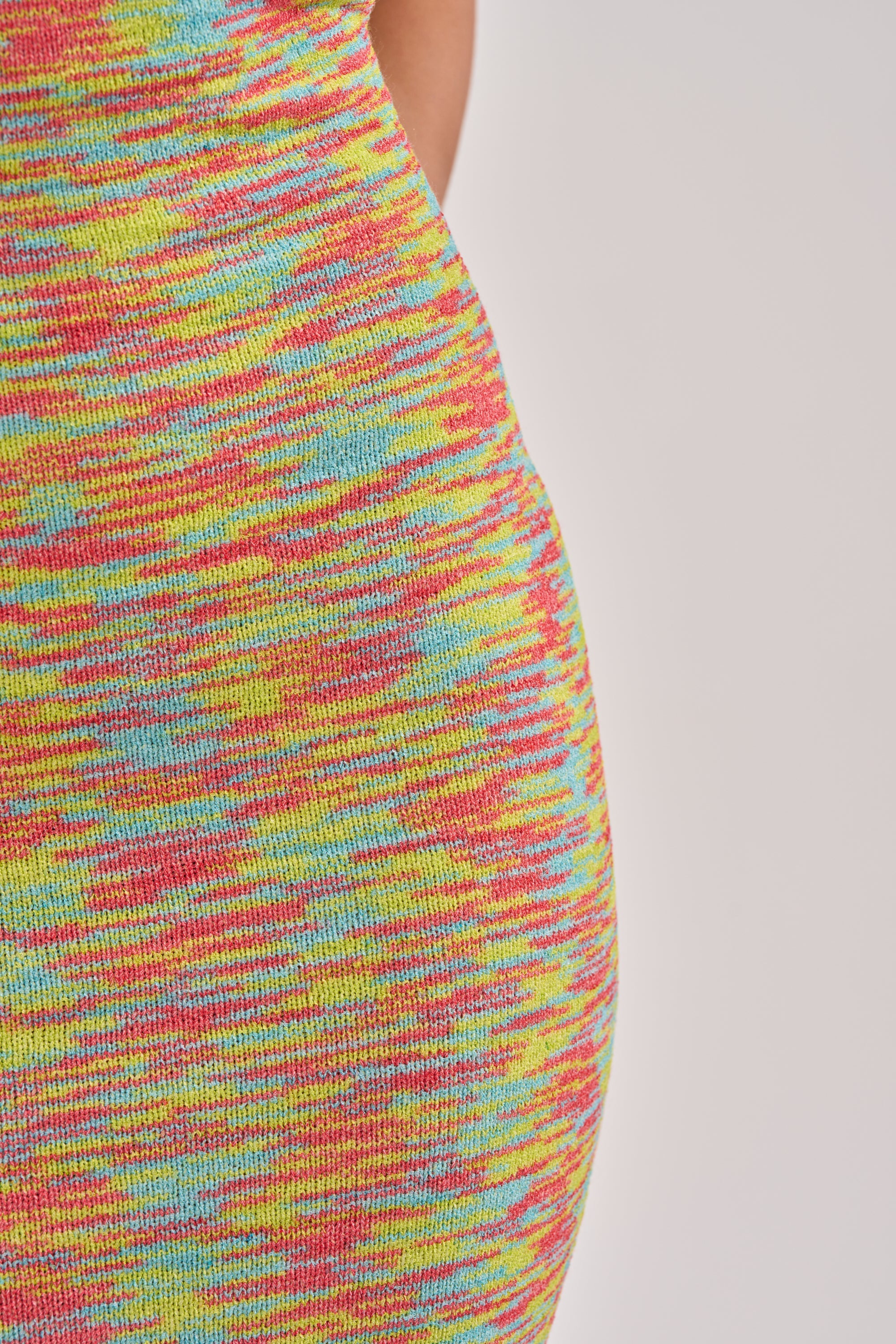 STARRY NIGHT KNIT MIDI DRESS IN MULTI