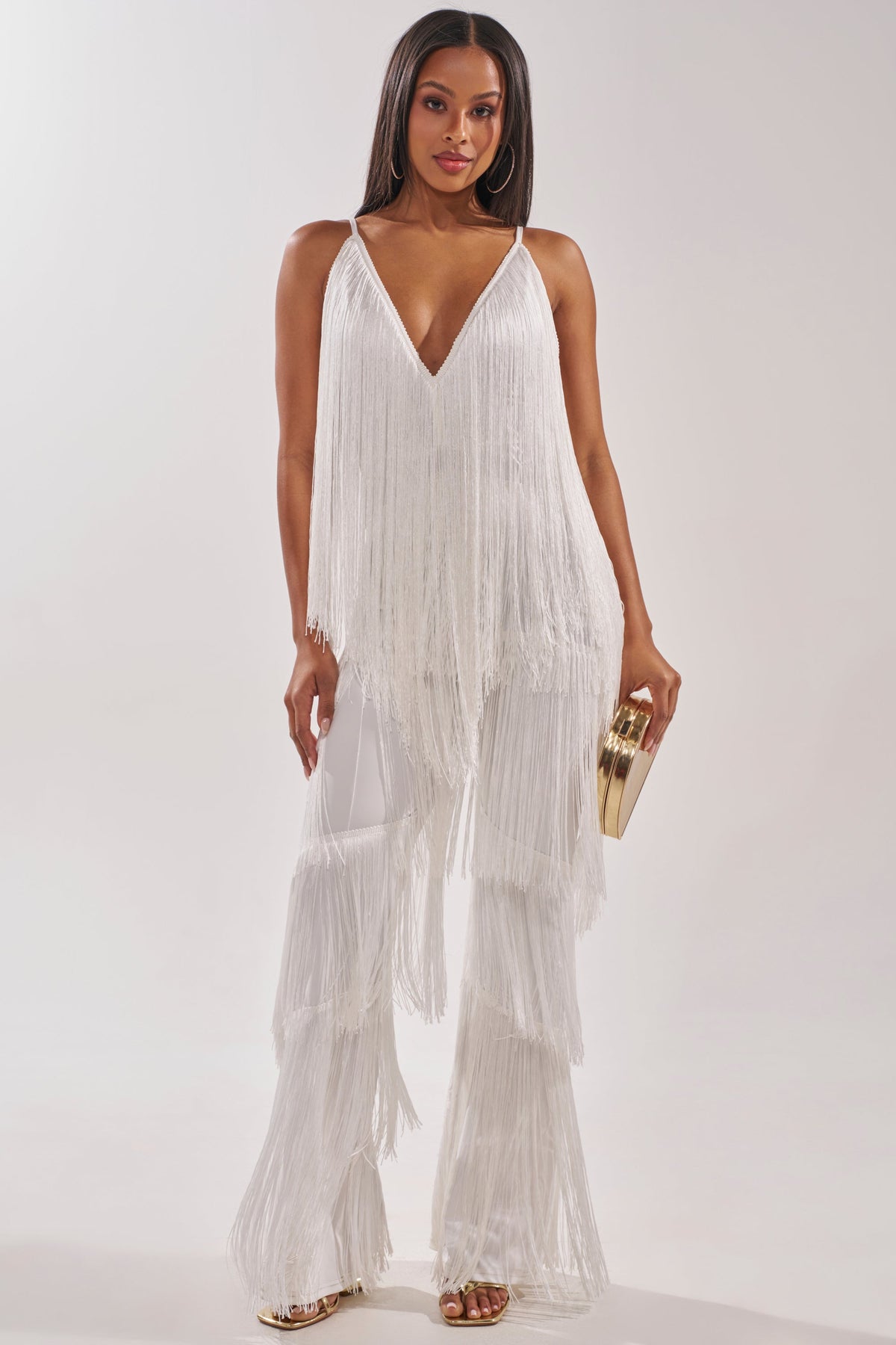 BAECATION FRINGE JUMPSUIT