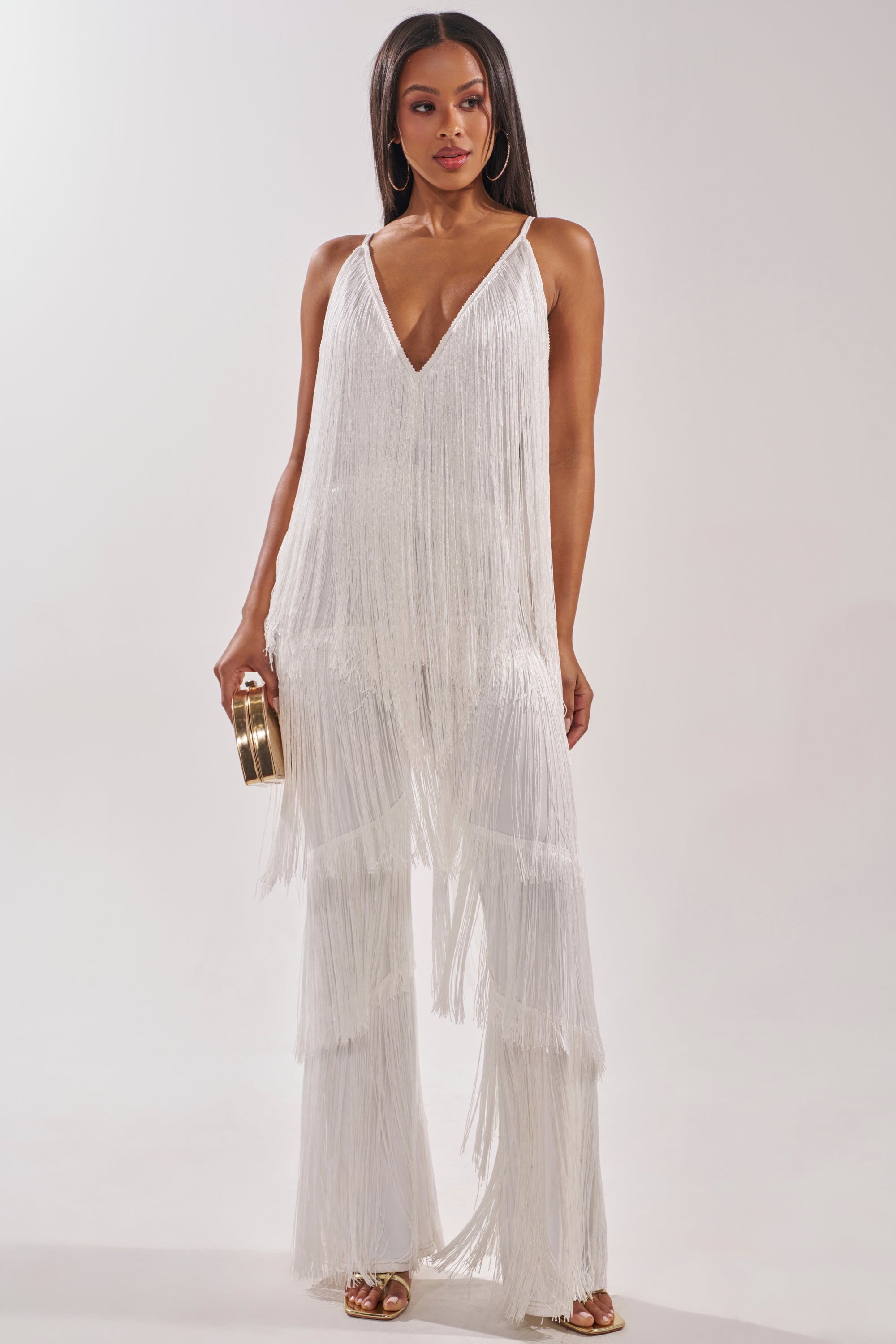 BAECATION FRINGE JUMPSUIT