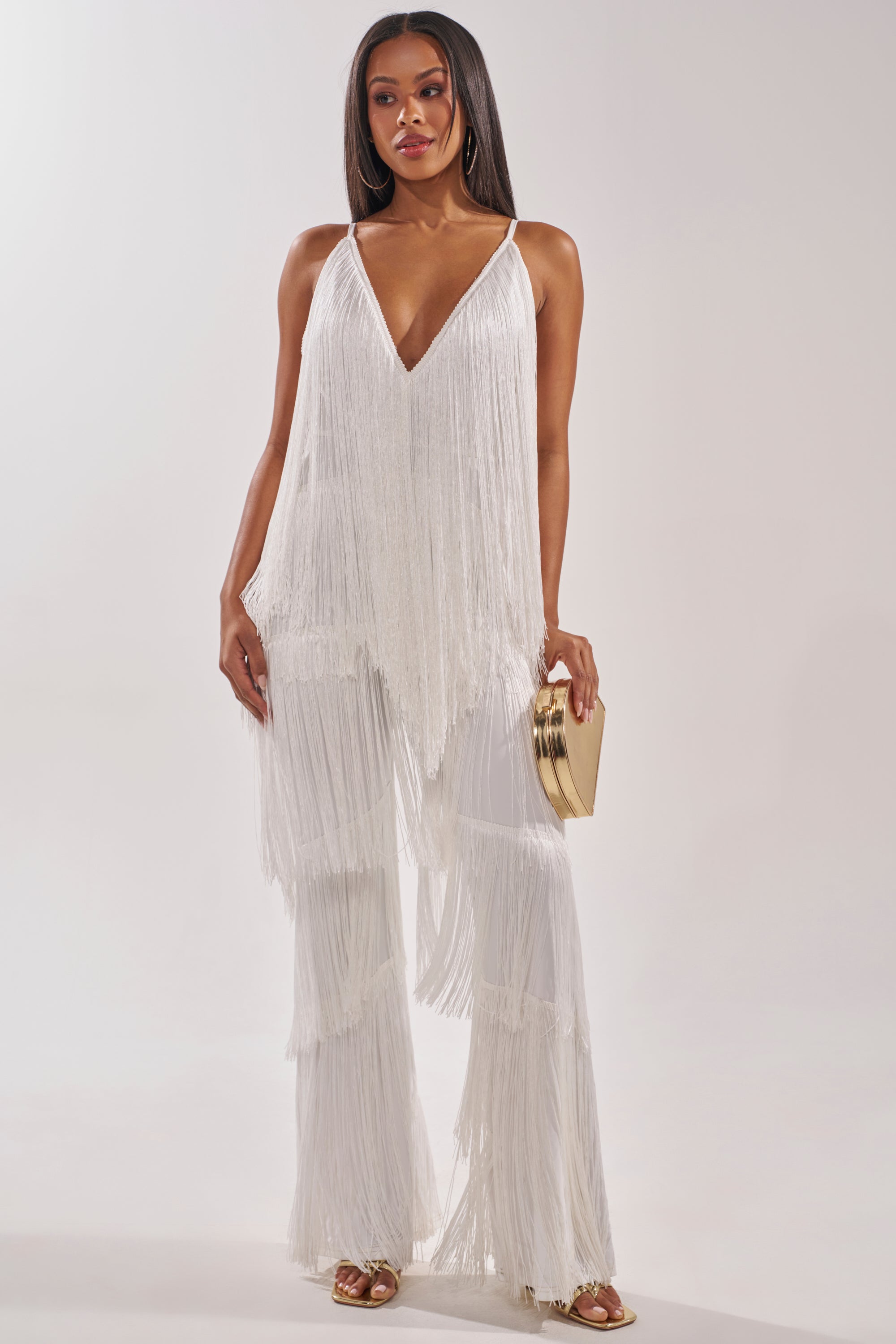 BAECATION FRINGE JUMPSUIT