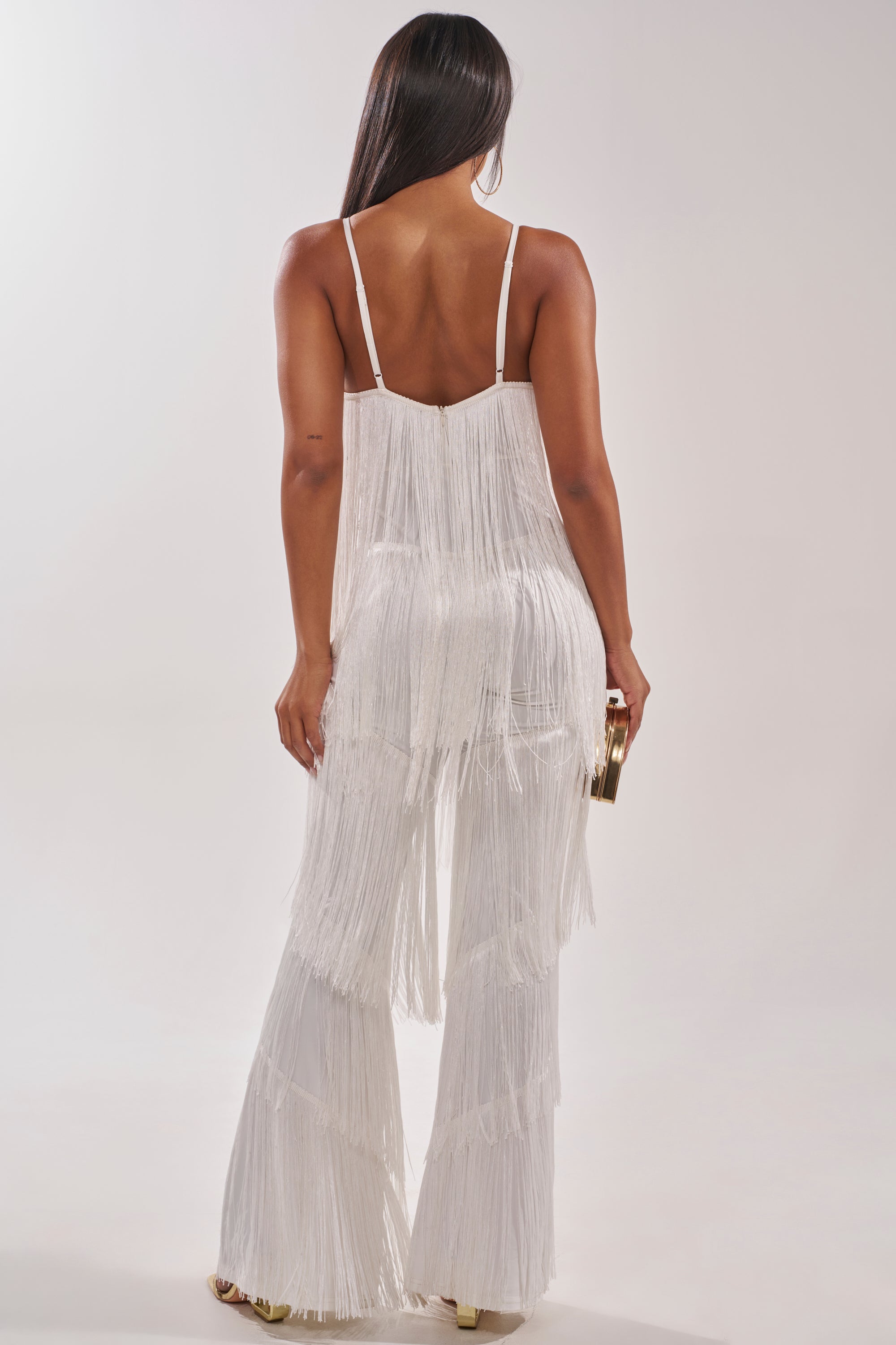 BAECATION FRINGE JUMPSUIT