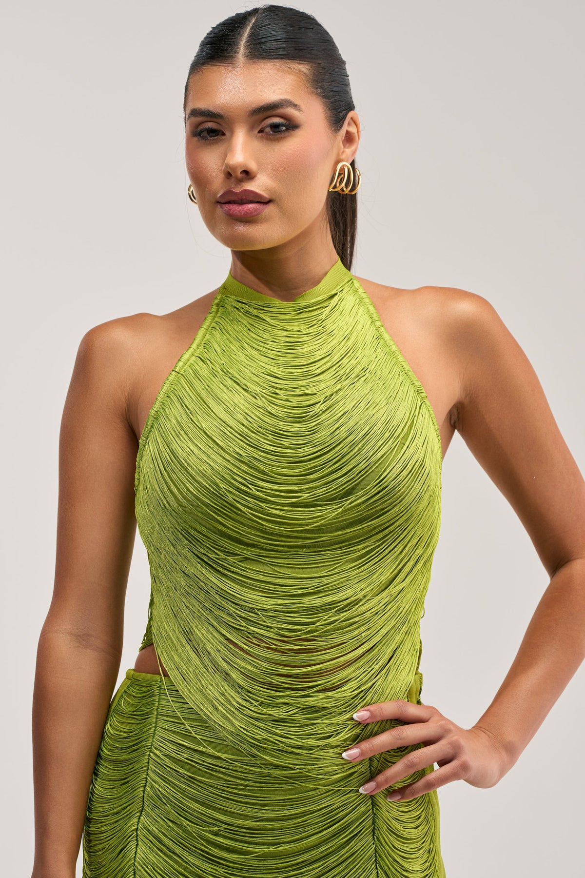 BRIGHT AND TIGHT FRINGE TOP