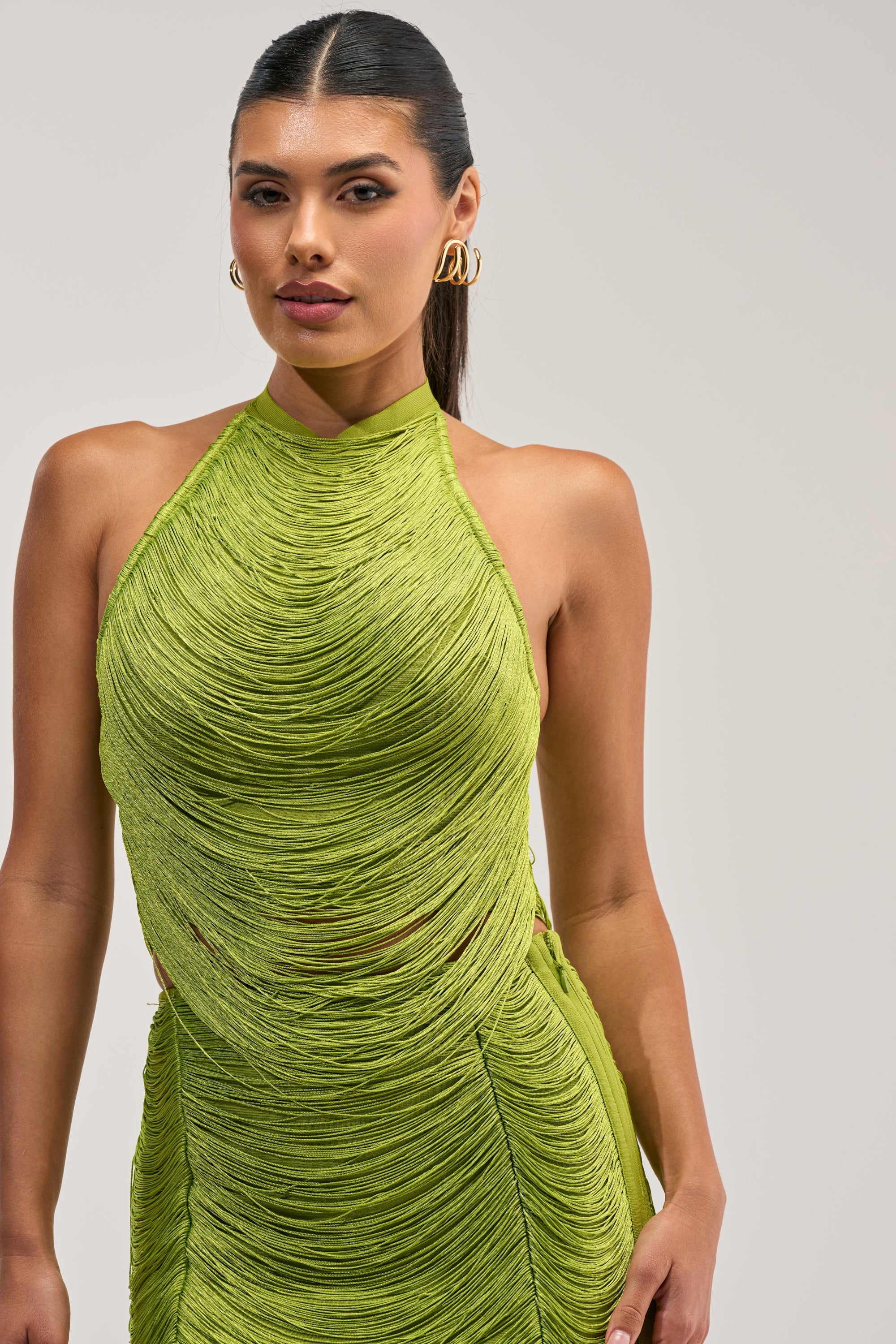 BRIGHT AND TIGHT FRINGE TOP