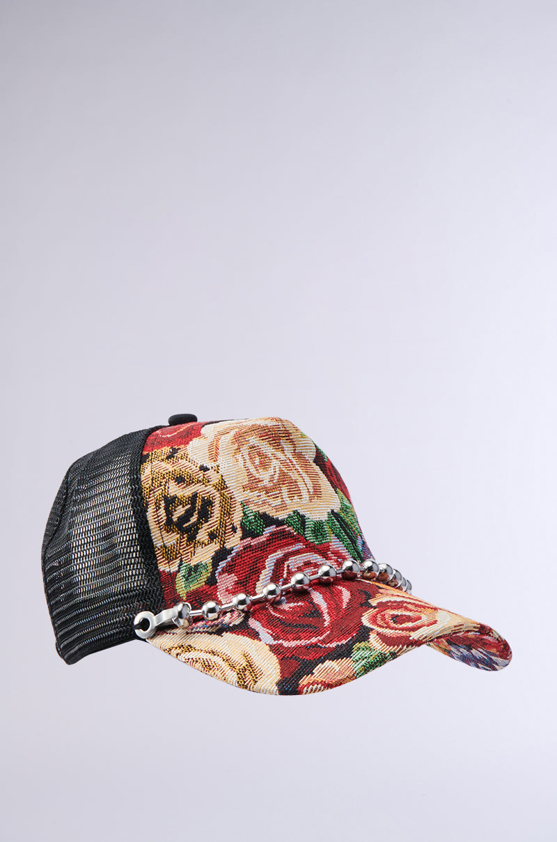 ROSES ARE RED TAPESTRY HAT