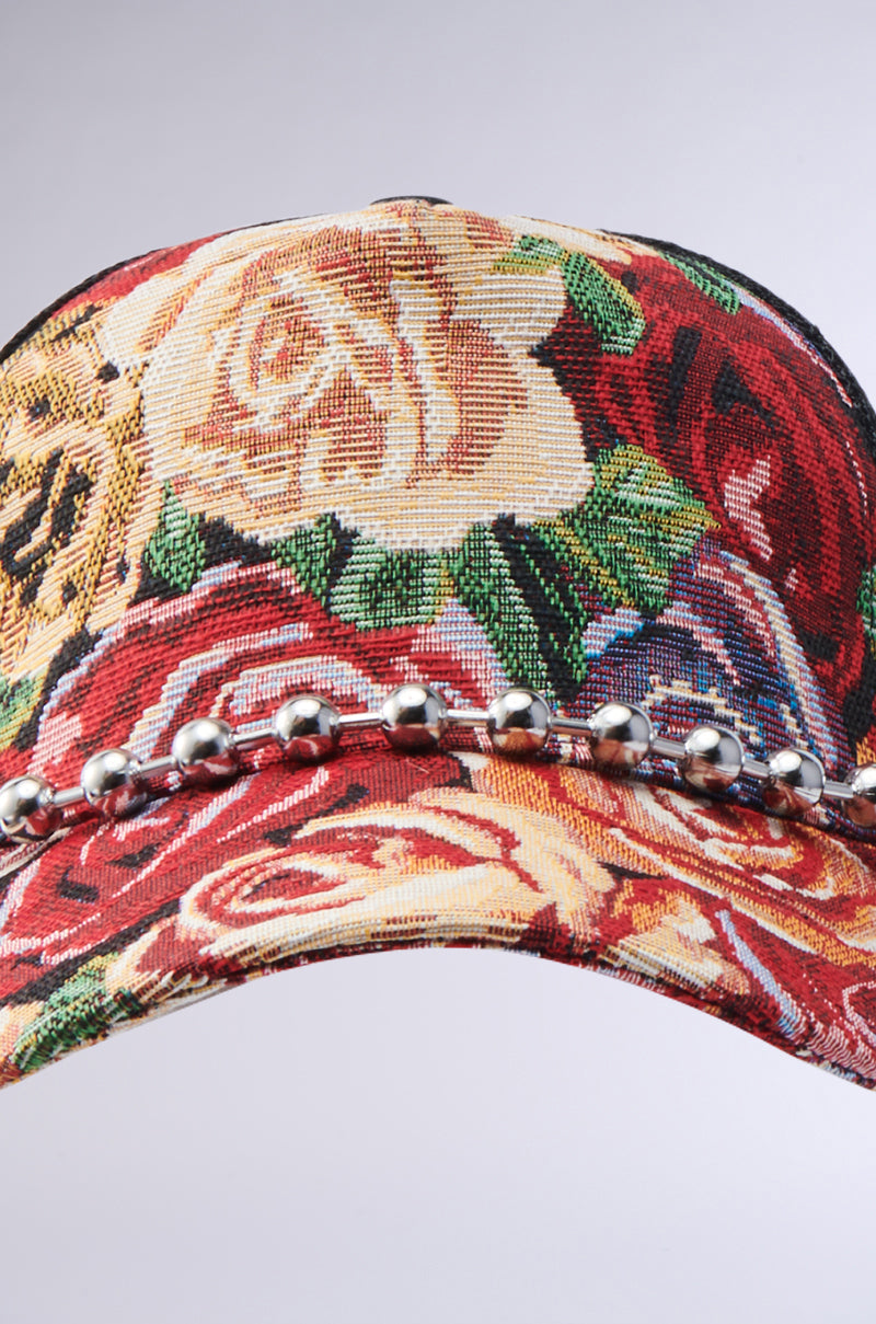 ROSES ARE RED TAPESTRY HAT