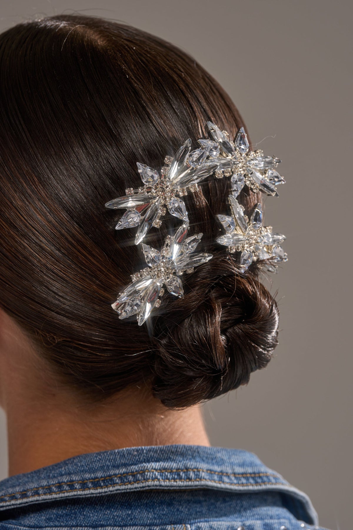 DECO RHINESTONE 4 PK CLIPS