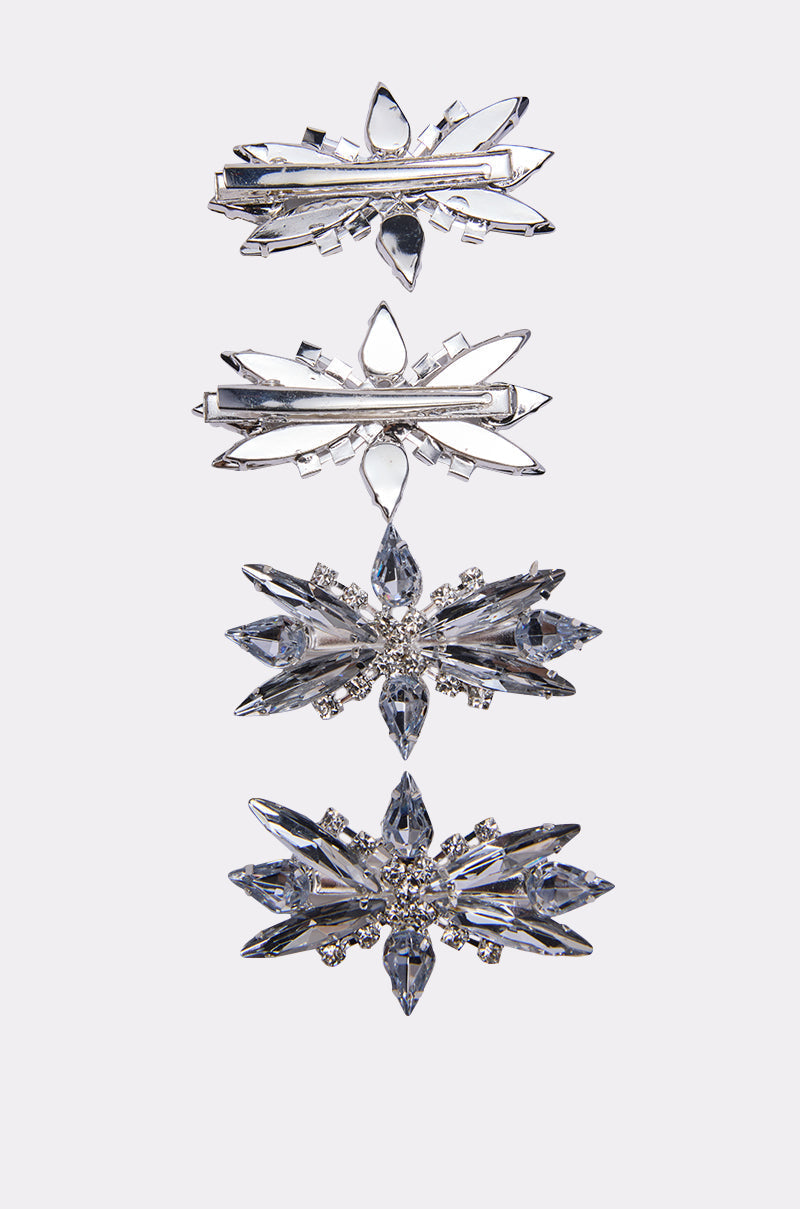 DECO RHINESTONE 4 PK CLIPS