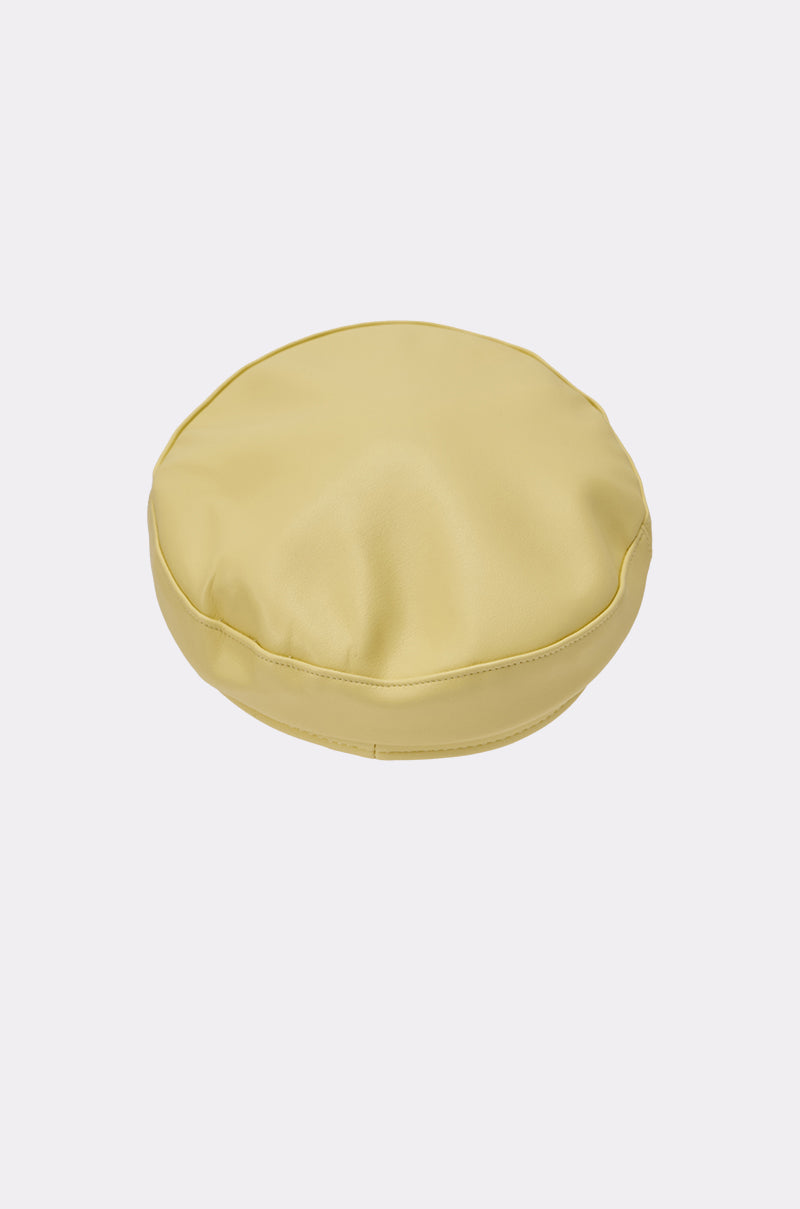 BUTTER ME UP PU BRIM HAT
